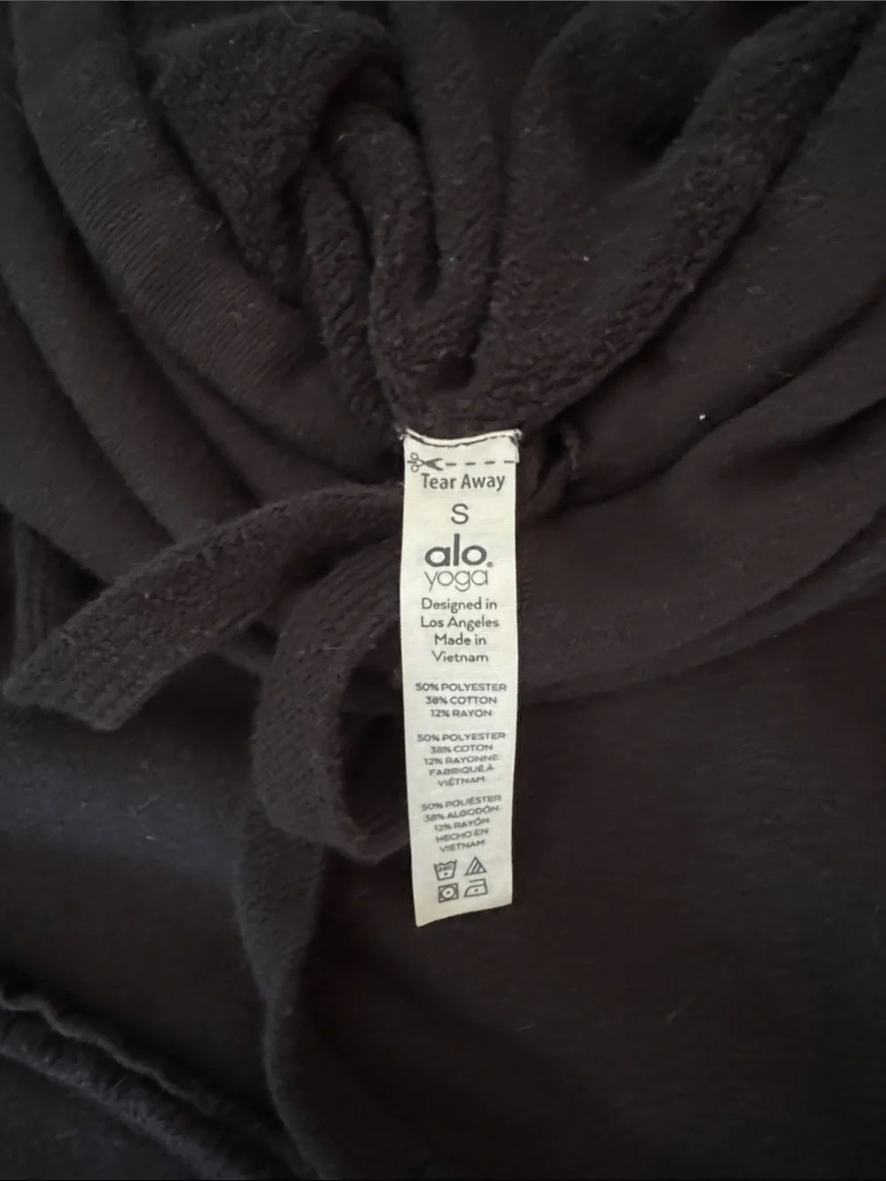 ALO Yoga Black Dimension Hoodie